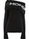 MONSE OFF THE SHOULDER LOGO jumper