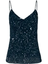 GILDA & PEARL LUNA CONSTELLATION-PRINT SLIP TOP