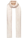 Fendi Ff Motif Scarf In Pink