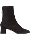 Aquazzura Saint Honore 50 Ankle Boots In Black