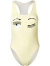 CHIARA FERRAGNI CHIARA FERRAGNI WINK ONE-PIECE SWIMSUIT - YELLOW