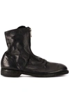 GUIDI SOFT ZIP FRONT ANKLE BOOTS