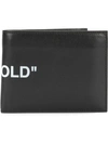 OFF-WHITE OFF-WHITE BI-FOLD WALLET - BLACK