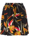 FENDI BIRD OF PARADISE PRINT SHORTS