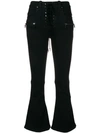 BEN TAVERNITI UNRAVEL PROJECT FLARED CROPPED JEANS