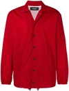 Dsquared2 Collared Windbreaker In 309 Red
