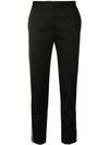 STYLAND SIDE-STRIPE TUXEDO TROUSERS - 黑色