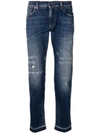 DOLCE & GABBANA DISTRESSED SKINNY JEANS