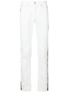 PORTS V CONTRASTING SIDE PANEL SKINNY JEANS