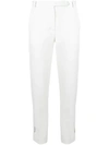 STYLAND LOGO PRINTED TAILORED TROUSERS
