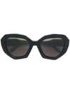 MARNI EYEWEAR OVERSIZED FRAME SUNGLASSES