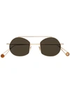 Ahlem Champagne Metallic Sunglasses In Metallic