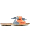 BROTHER VELLIES BOW OPEN-TOE SLIDES