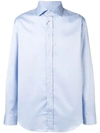 Emporio Armani Slim Fit Shirt In Blue