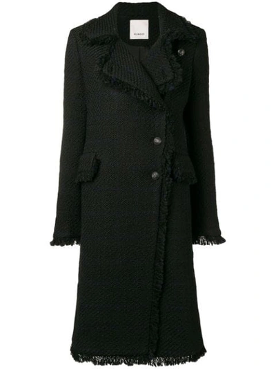 Pinko Classic Single-breasted Coat - 黑色 In Black
