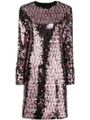 MCQ BY ALEXANDER MCQUEEN EMBELLISHED SHIFT DRESS