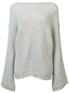 NILI LOTAN RIBBED KNIT SWEATER