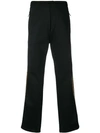 Dsquared2 Sequin Stripe Track Pants In Black