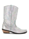 AMAPÔ HOLOGRAPHIC LEATHER BOOTS