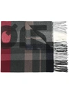 DSQUARED2 LOGO CHECKED SCARF