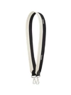 FENDI FENDI BICOLOUR SHOULDER STRAP - BLACK