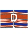 JW ANDERSON KNITTED STRIPED NECKBAND