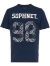 SOPHNET SOPHNET. 98 BANDANA PRINT COTTON T SHIRT - BLUE