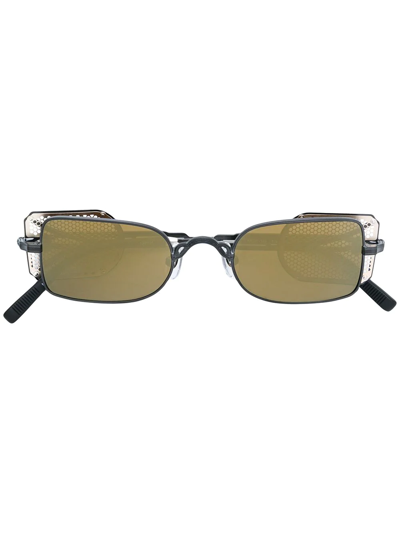 Matsuda Rectangular-frame Sunglasses In Black