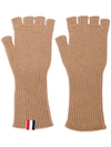 THOM BROWNE Fingerless Cashmere Gloves
