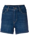 LEVI'S LEVI'S 高腰短裤 - 蓝色