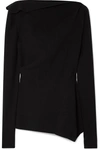 NARCISO RODRIGUEZ ASYMMETRIC STRETCH-KNIT TOP