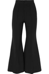 CHLOÉ CROPPED WOOL-BLEND FLARED PANTS