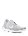 Nike Men's Free Run 2018 Running Sneakers From Finish Line In Wolf Gray