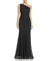 DECODE 1.8 ONE-SHOULDER LACE GOWN,183668
