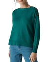 WHISTLES BUTTON-DETAIL SWEATER,27742