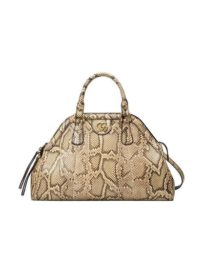 Gucci Re(belle) Medium Top Handle Bag In Natural