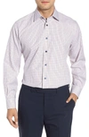 DAVID DONAHUE REGULAR FIT CHECK DRESS SHIRT,RBCSP9807546