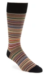 PAUL SMITH STRIPE CREW SOCKS,M1A-380A-AMSTRP