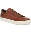To Boot New York Knox Low Top Sneaker In Marrone Leather