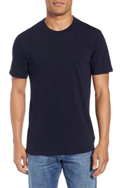 James Perse Lightweight Cotton Jersey T-shirt In Dark Blue
