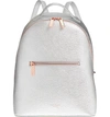 TED BAKER LEATHER BACKPACK - METALLIC,XC8W-XBM8-JORISA