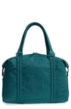 Herschel Supply Co Strand Flight Satin Duffel Bag - Blue In Deep Teal