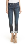 Rag & Bone Dre Low Rise Slim Boyfriend Jeans Aster In Ida