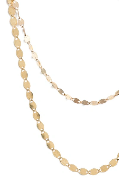 Lana Jewelry Blake Nude Duo Necklace In Yellow Gold