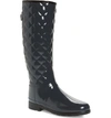 HUNTER ORIGINAL REFINED HIGH GLOSS QUILTED RAIN BOOT,WFT1031RGL