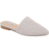 Steve Madden Trace Studded Mule In Grey Suede