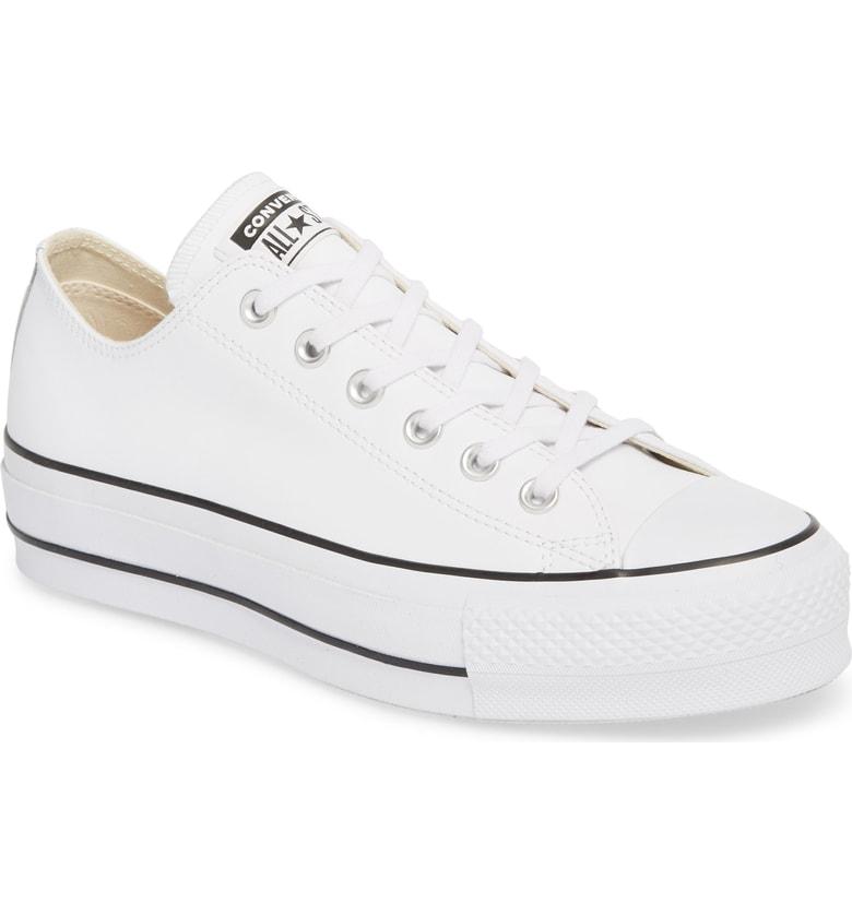 converse chuck taylor all star lift clean leather platform