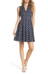 VINCE CAMUTO FIT & FLARE DRESS,VC8M7749