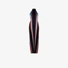 BALMAIN BALMAIN HALTERNECK STRIPE FITTED MAXI DRESS,143590K04112978537