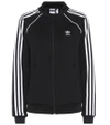 Adidas Originals Sst Matte Zip-up Tricot Track Jacket In Blue